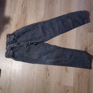 Black high waist jeans
